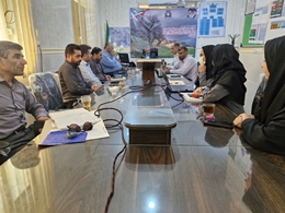 برگزاری کمیته تخصصی بررسی معضلات آب و فاضلاب ،لایروبی و آهک پاشی در شبکه بهداشت اندیکا 